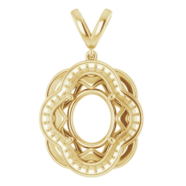 Halo-Style Pendant