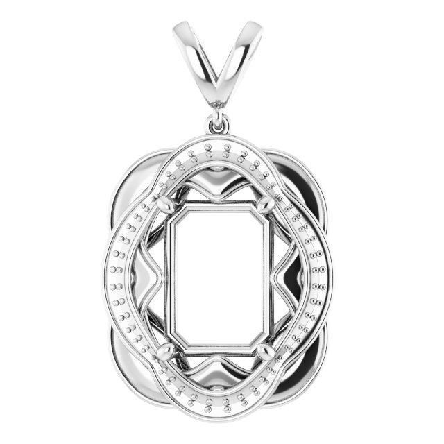 Halo-Style Pendant