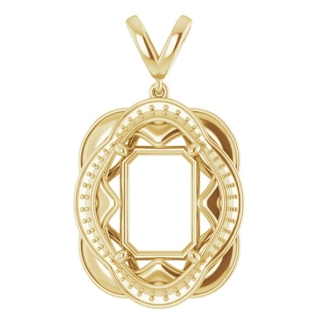 Halo-Style Pendant