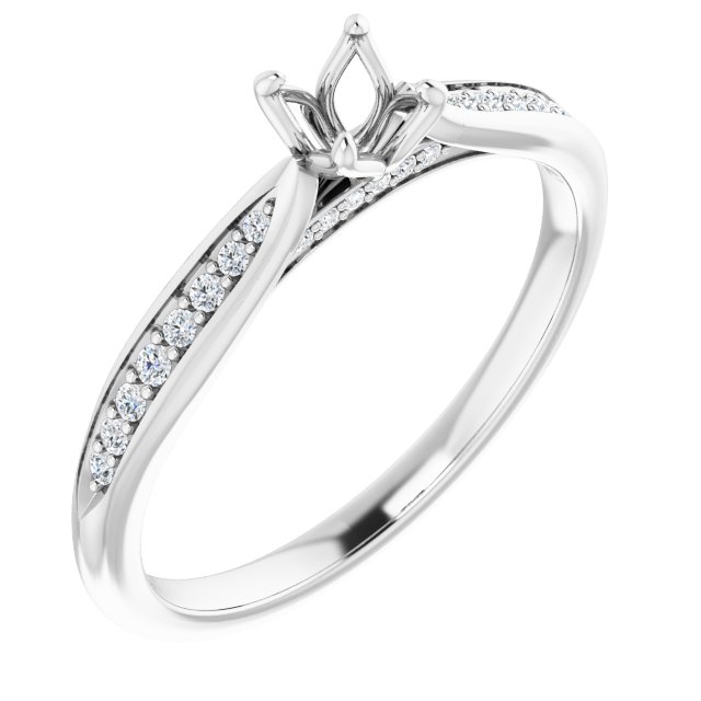 14k White Gold