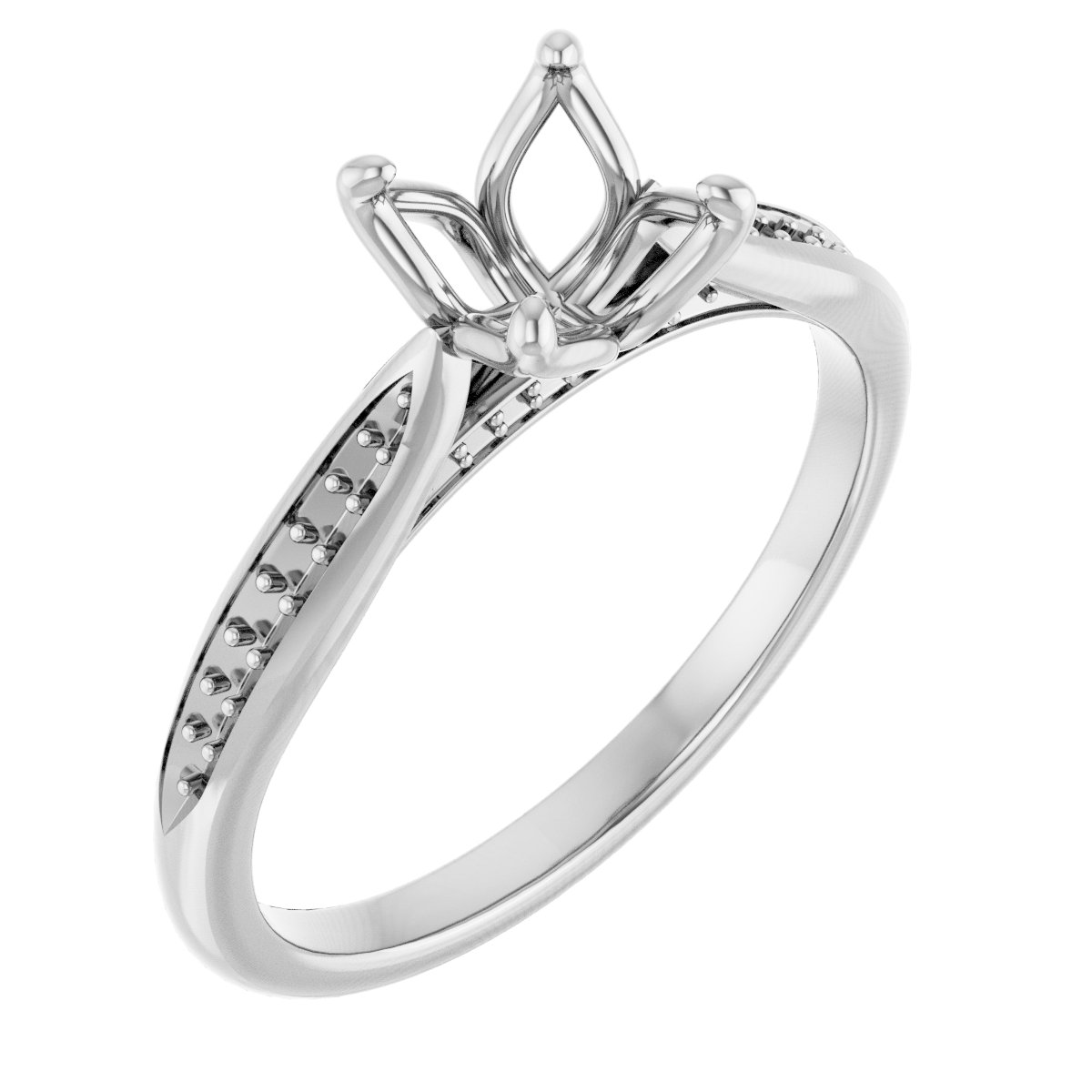 Accented Engagement Ring