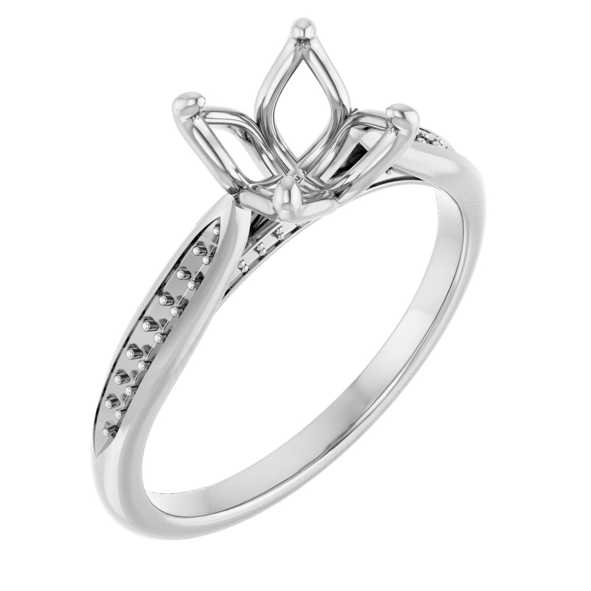 Accented Engagement Ring