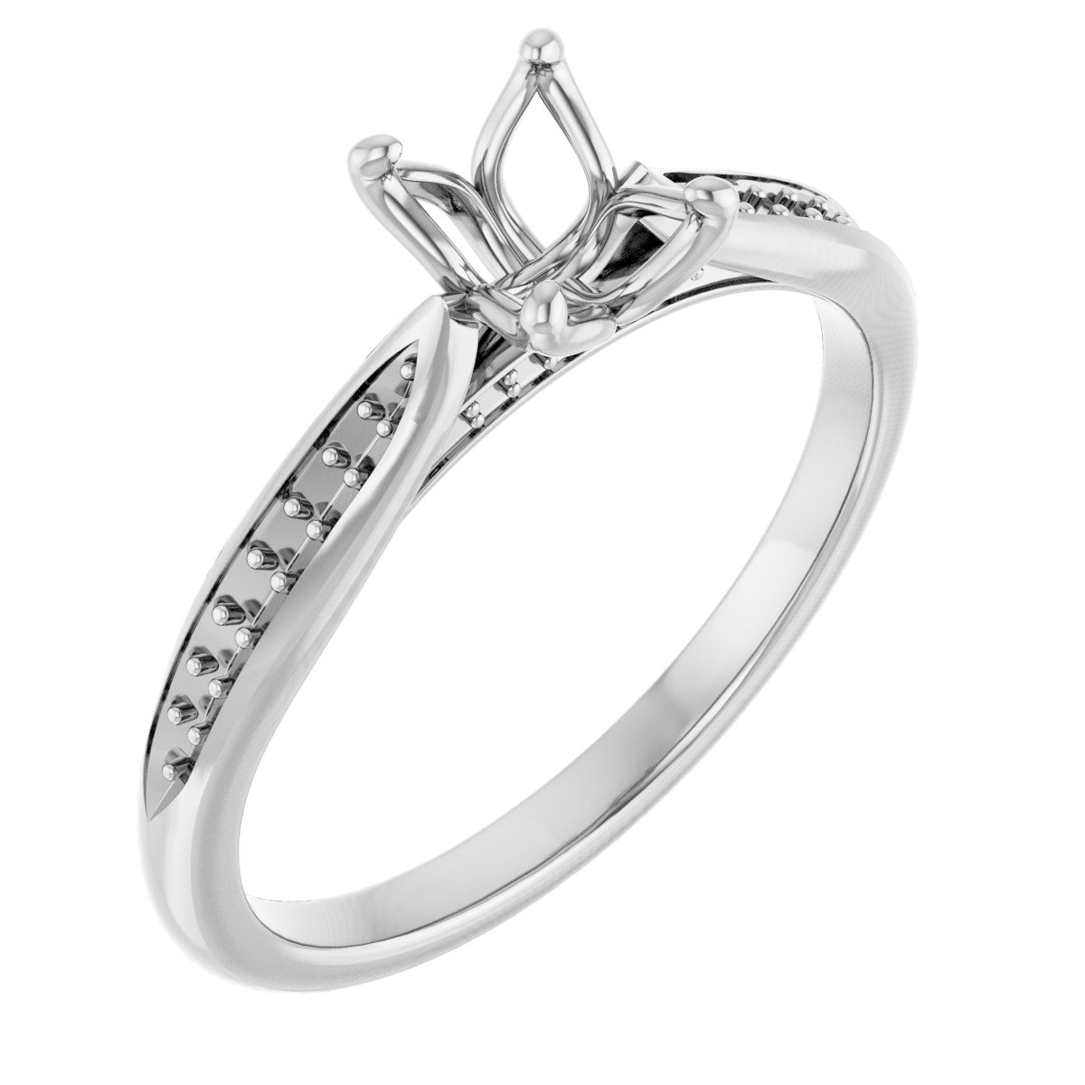 Accented Engagement Ring