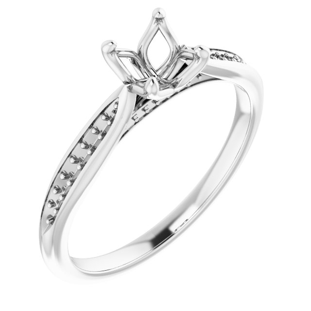 Accented Engagement Ring