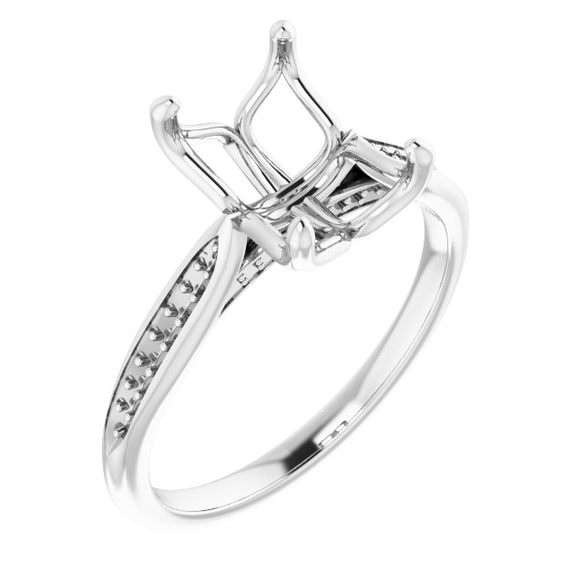Accented Engagement Ring