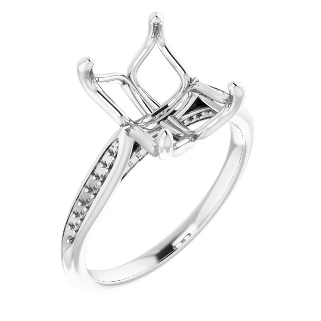 Accented Engagement Ring