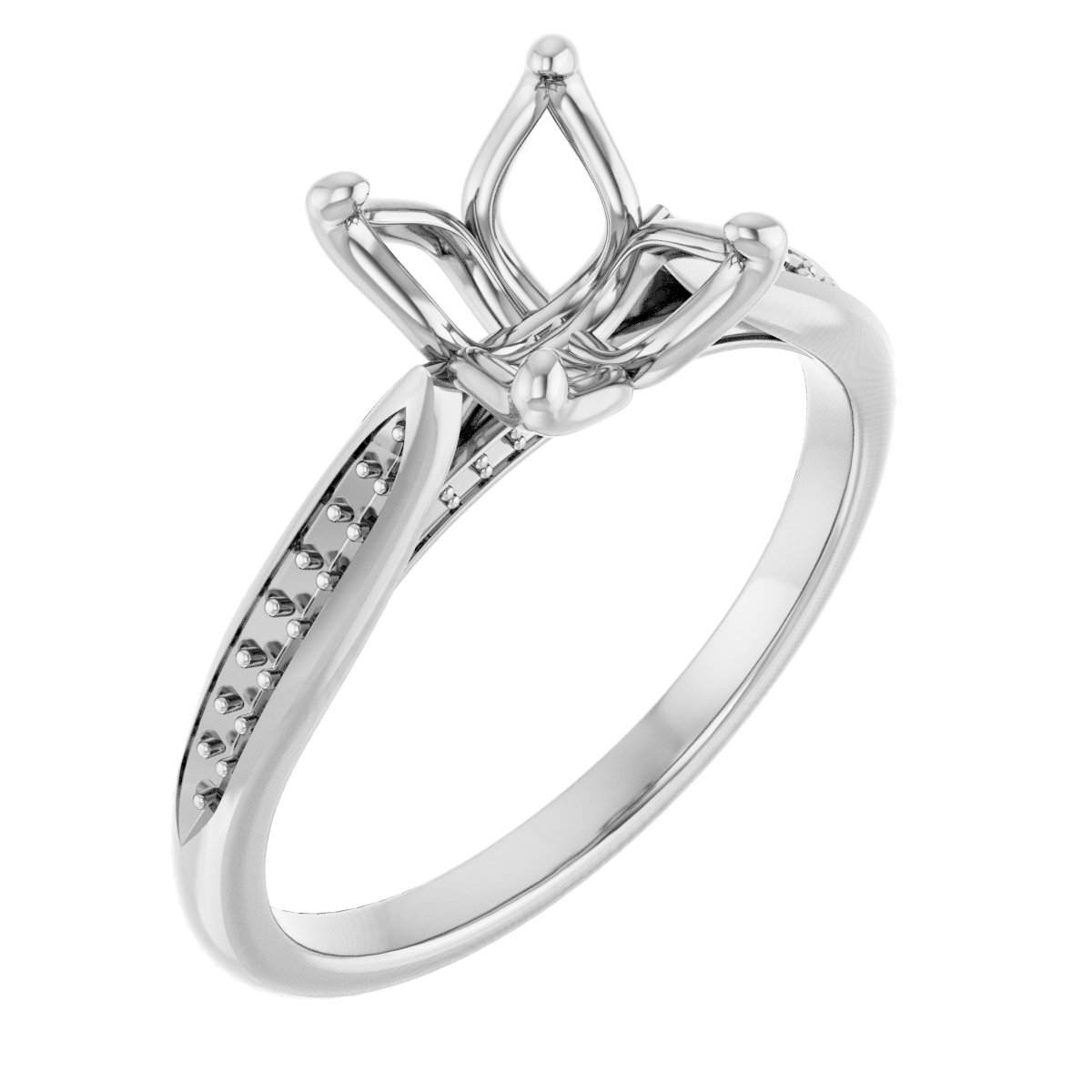 Accented Engagement Ring