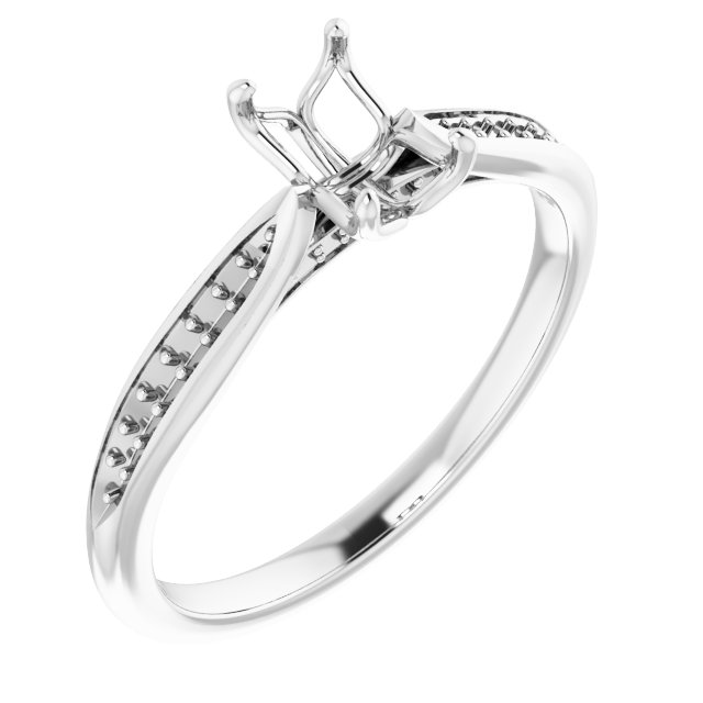 Accented Engagement Ring