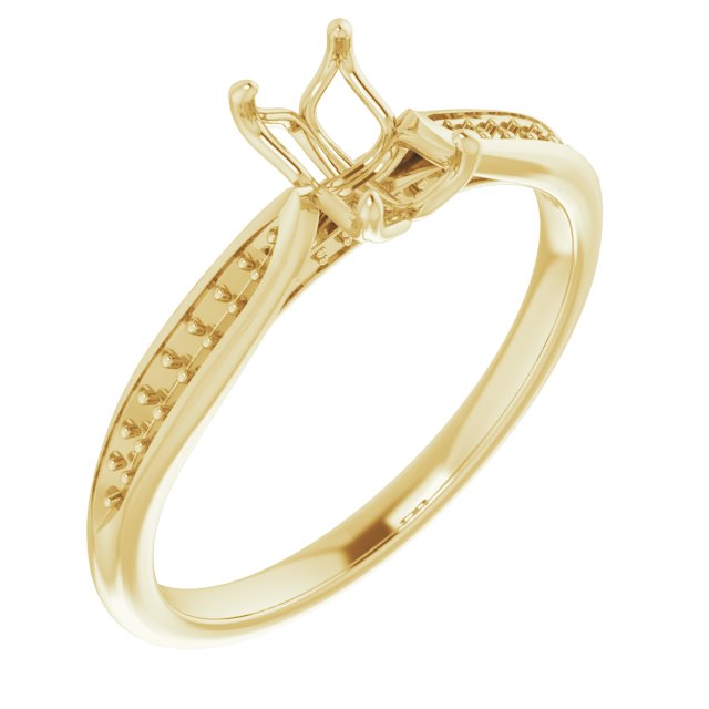 Accented Engagement Ring