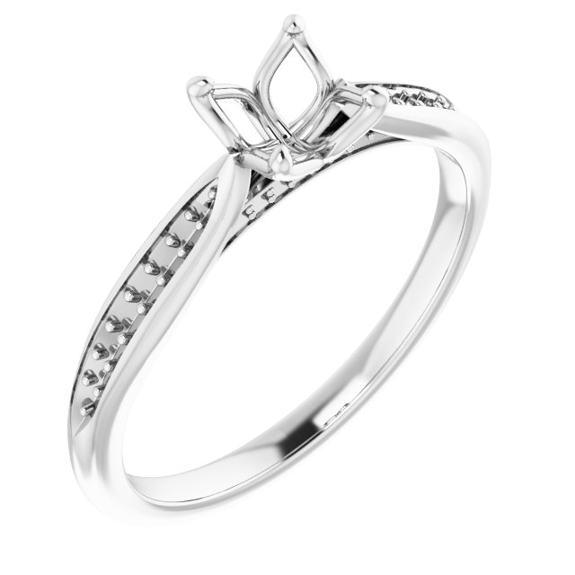Accented Engagement Ring