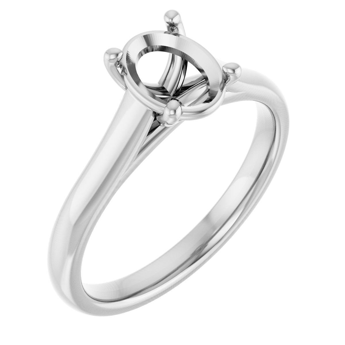Solitaire Engagement Ring or Band