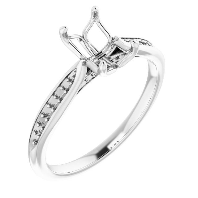 Accented Engagement Ring