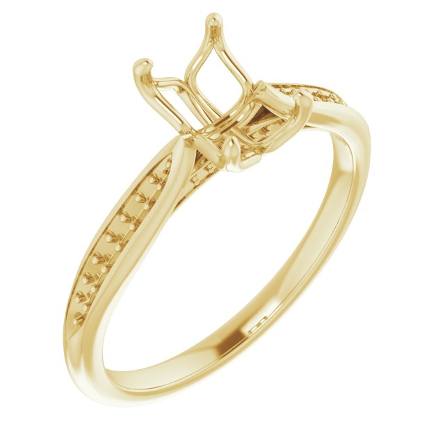 Accented Engagement Ring