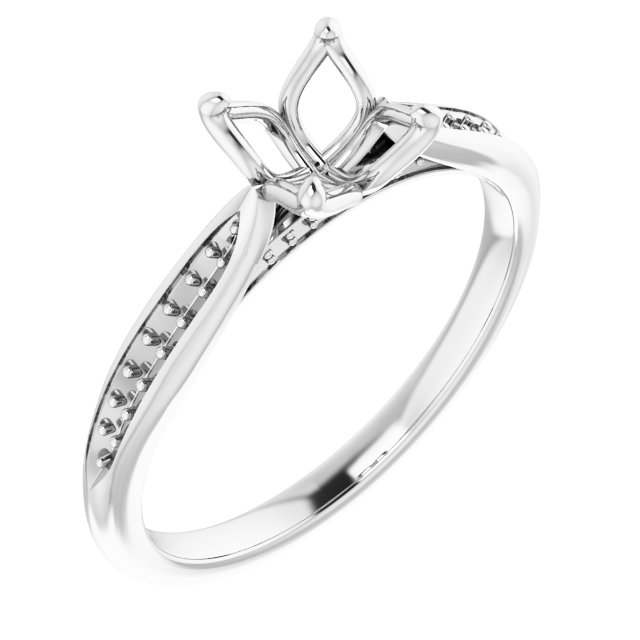 Accented Engagement Ring