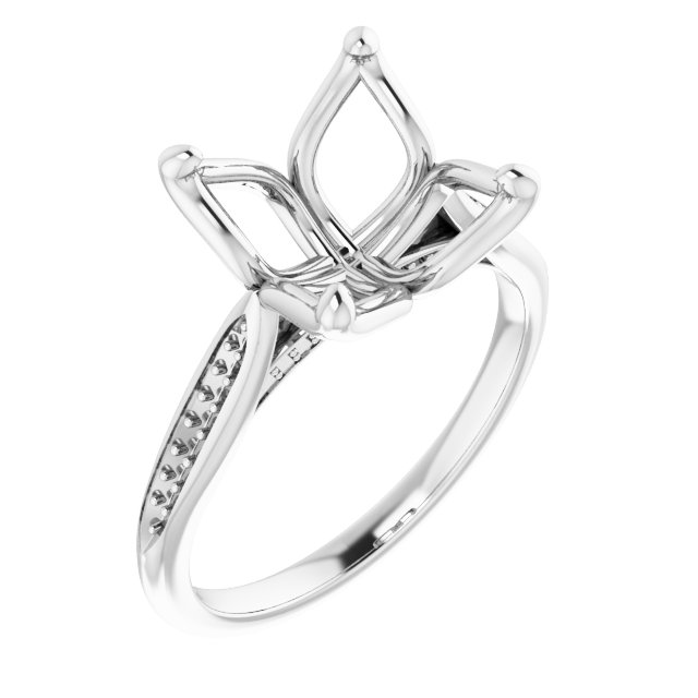 Accented Engagement Ring