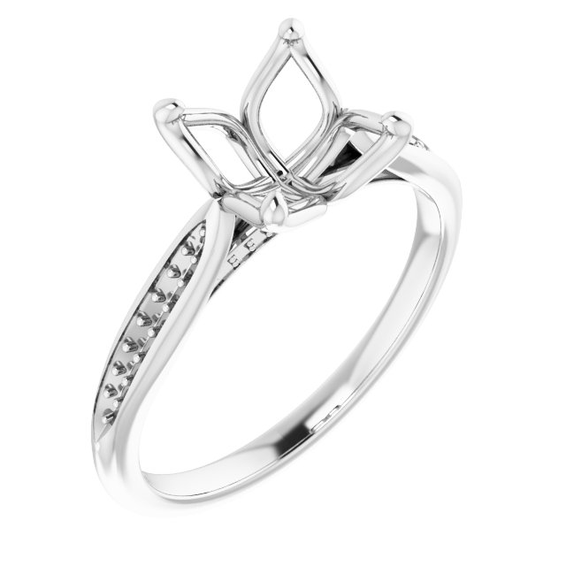 Accented Engagement Ring