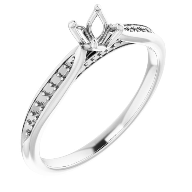 Accented Engagement Ring