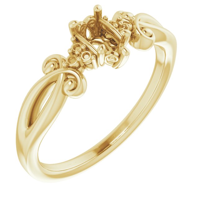Accented Sculptural Ring