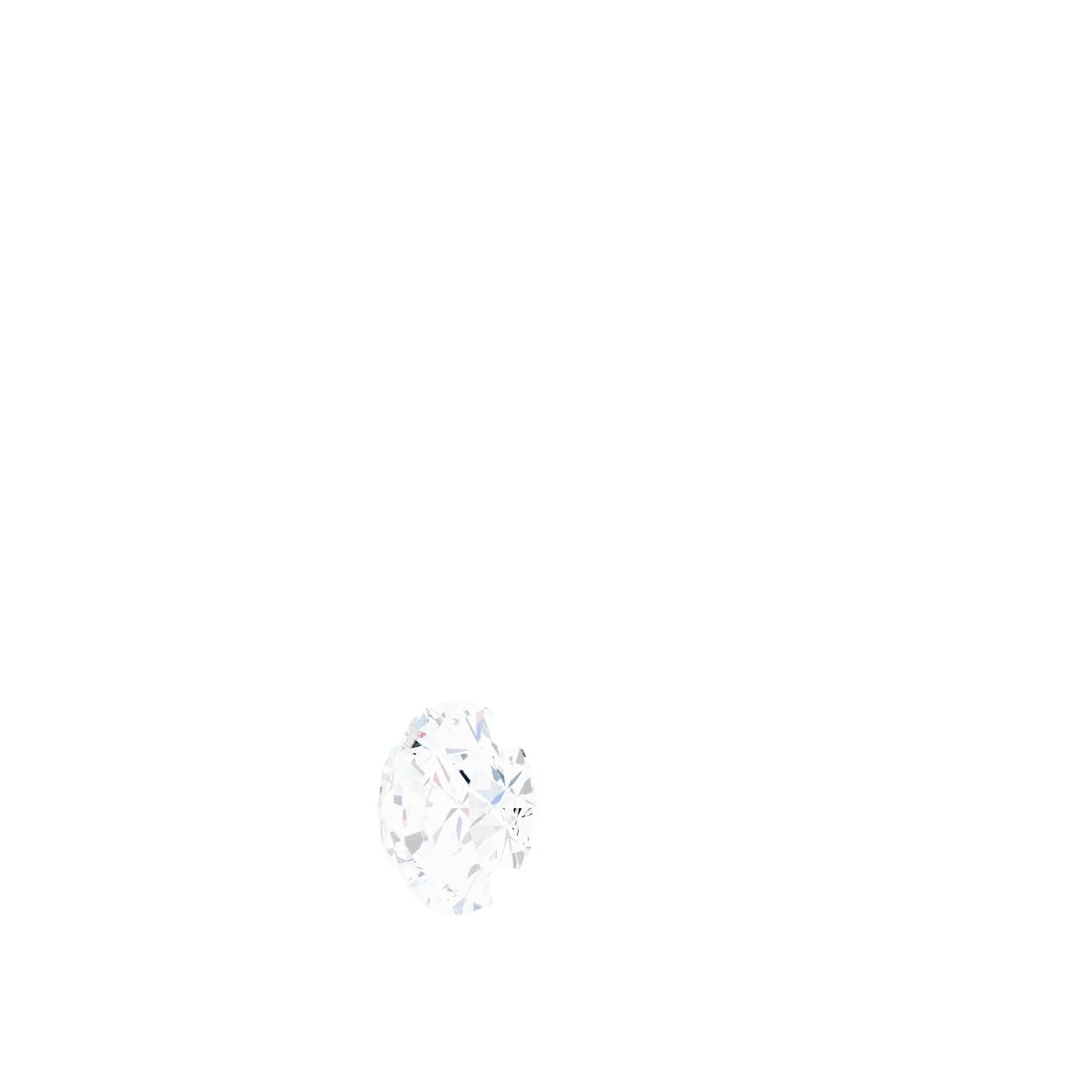 Alternative view of 1/4 Ct Natural Diamond Pendant – 14K White Gold