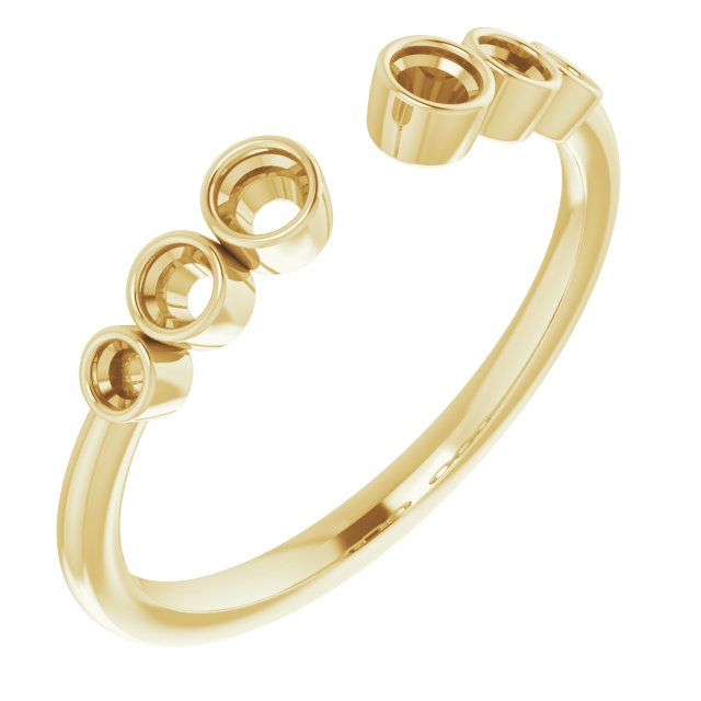 Accented Negative Space Ring
