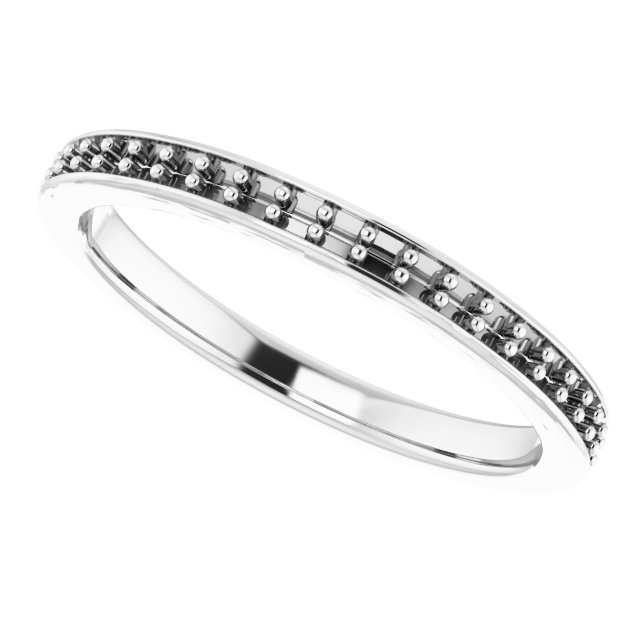 Band Mounting for 9x6 mm Pear Ring view 5