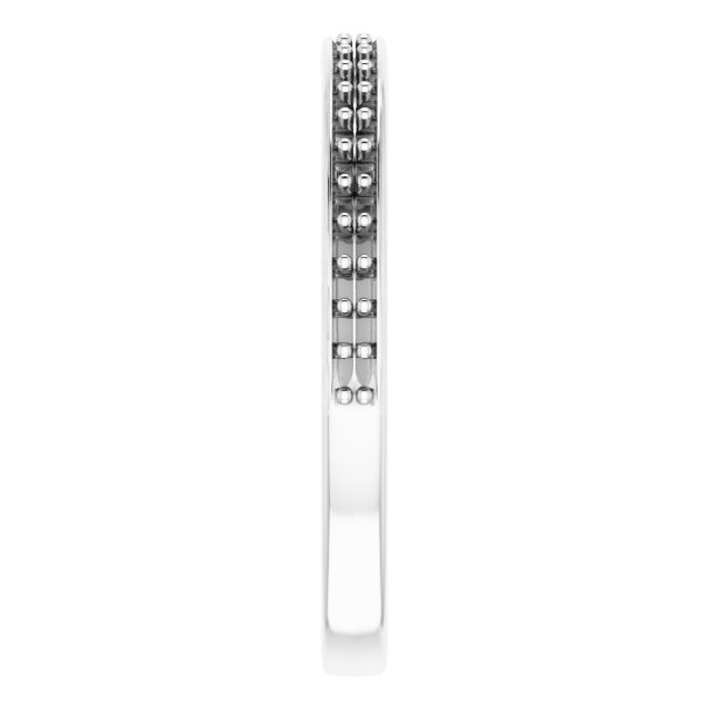 Band Mounting for 9x6 mm Pear Ring view 4