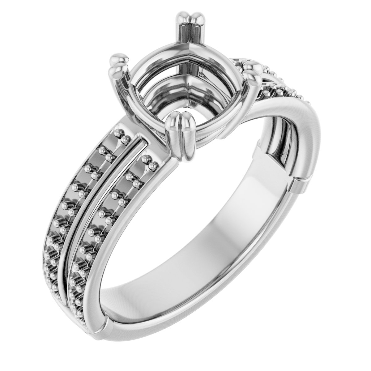 Accented Engagement Ring