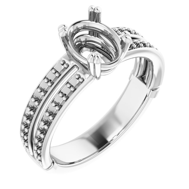 Accented Engagement Ring
