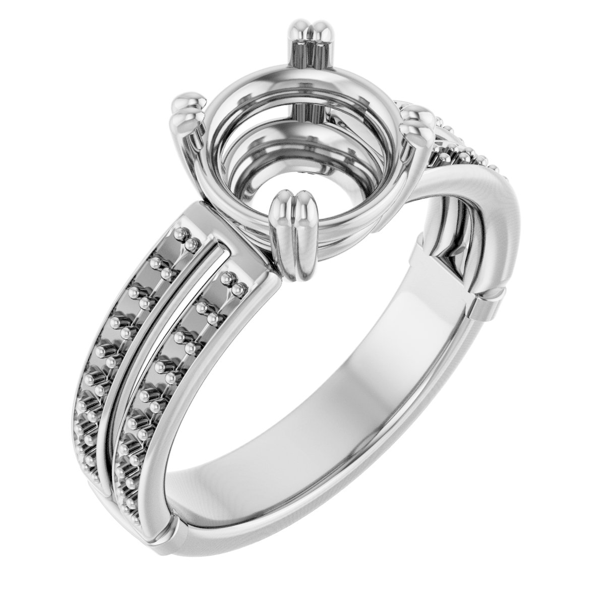 Accented Engagement Ring