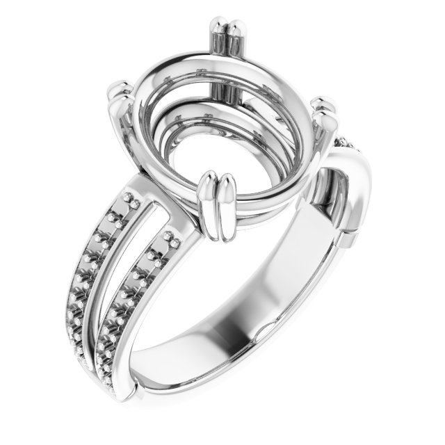 Accented Engagement Ring