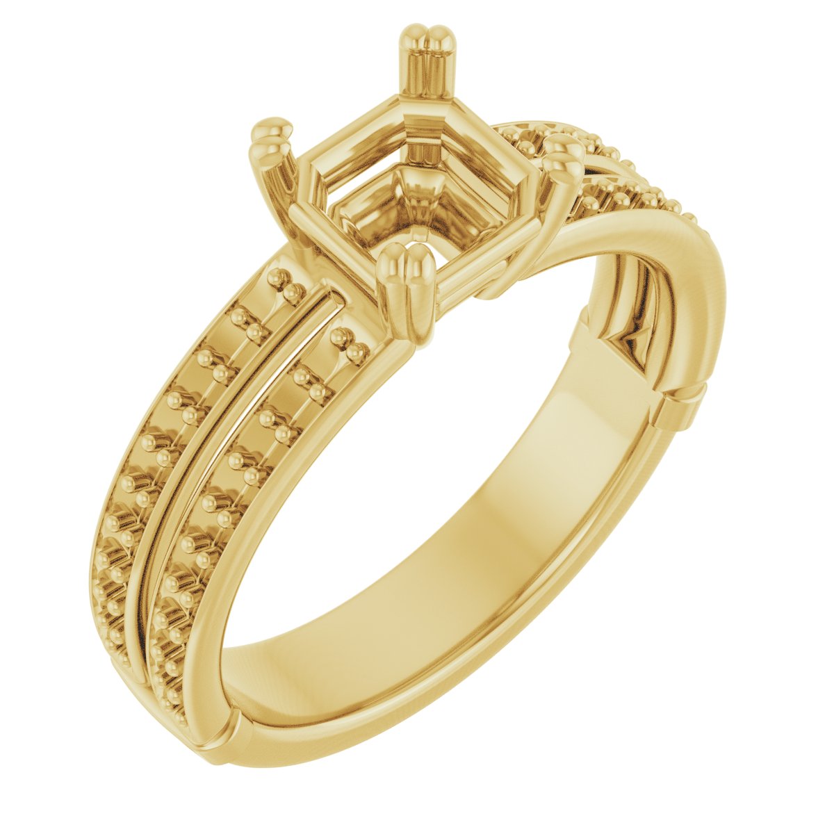 Accented Engagement Ring