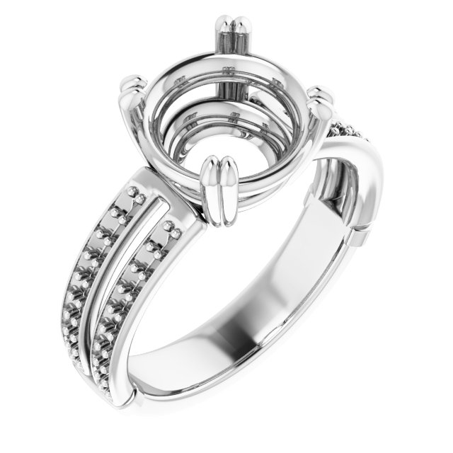 Accented Engagement Ring