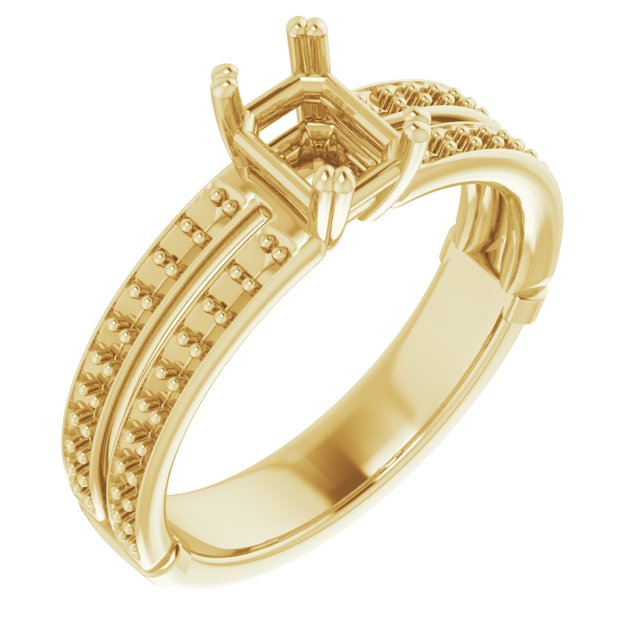 Accented Engagement Ring