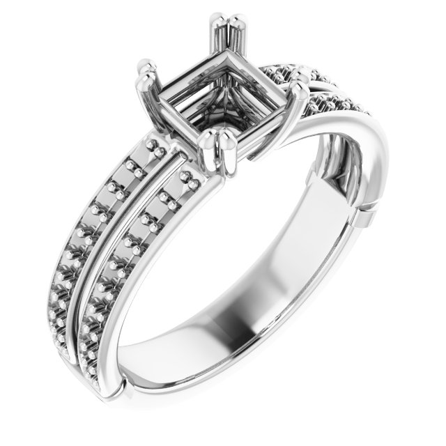 Accented Engagement Ring