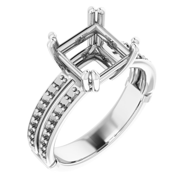 Accented Engagement Ring