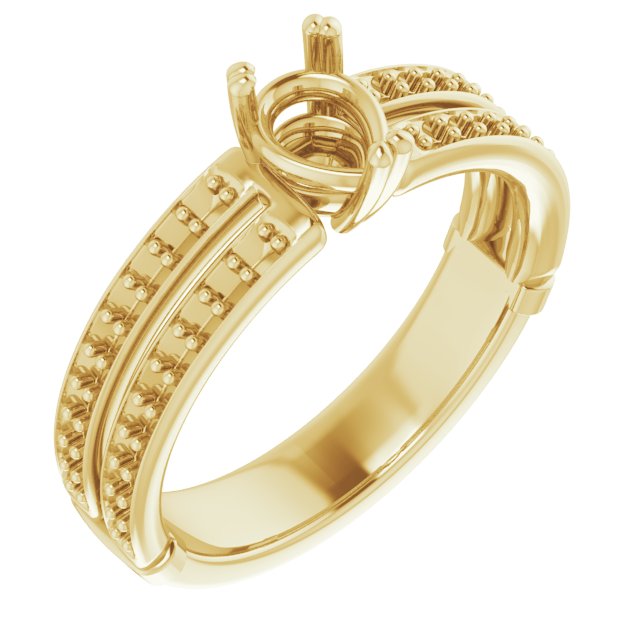 Accented Engagement Ring
