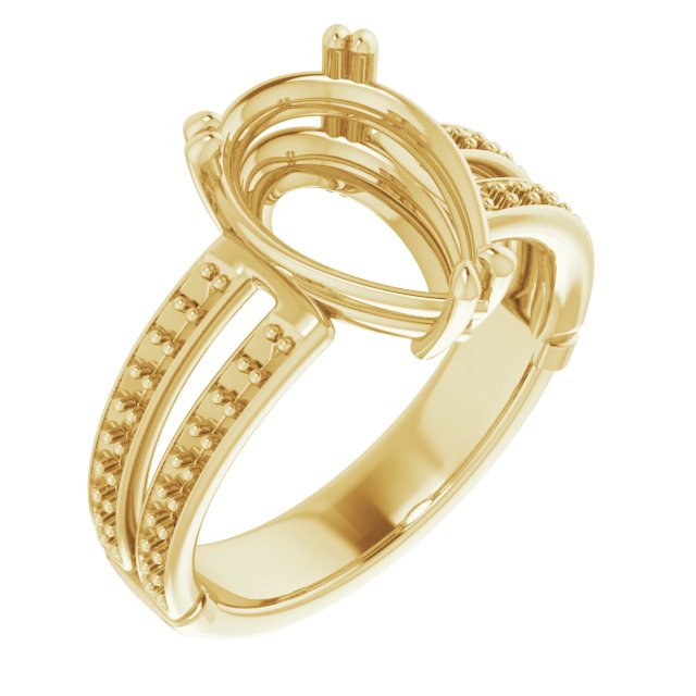 Accented Engagement Ring