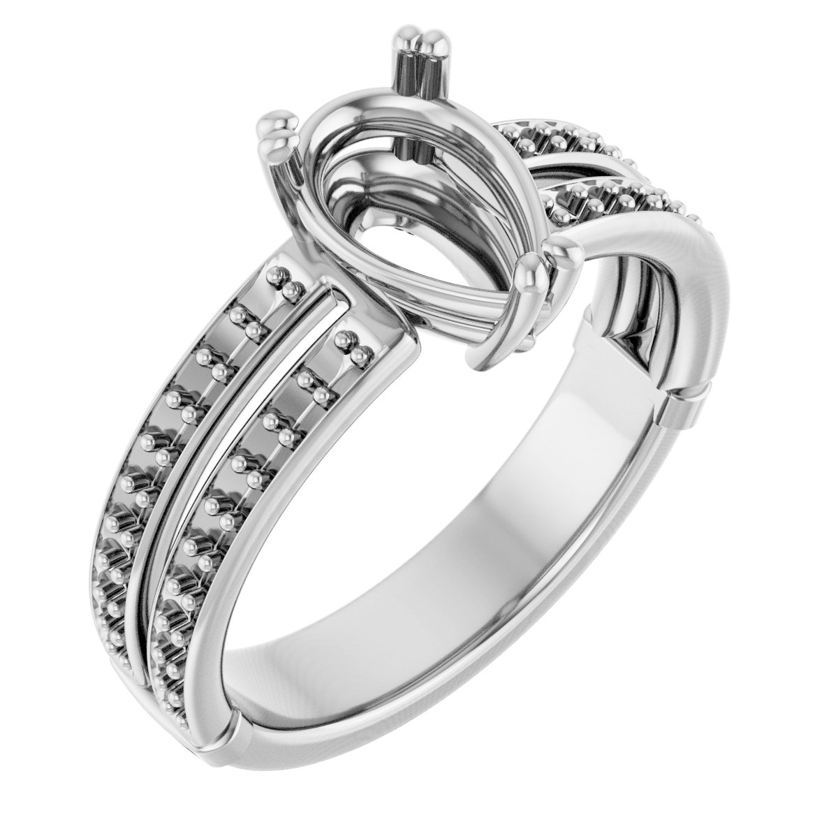 Accented Engagement Ring