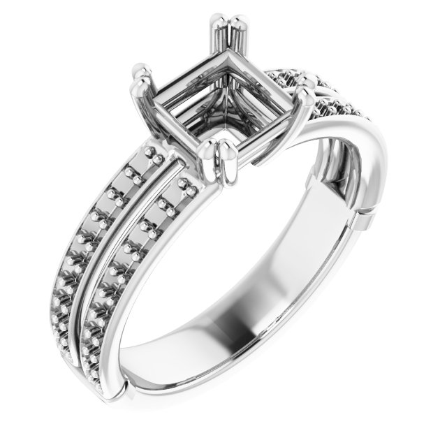 Accented Engagement Ring
