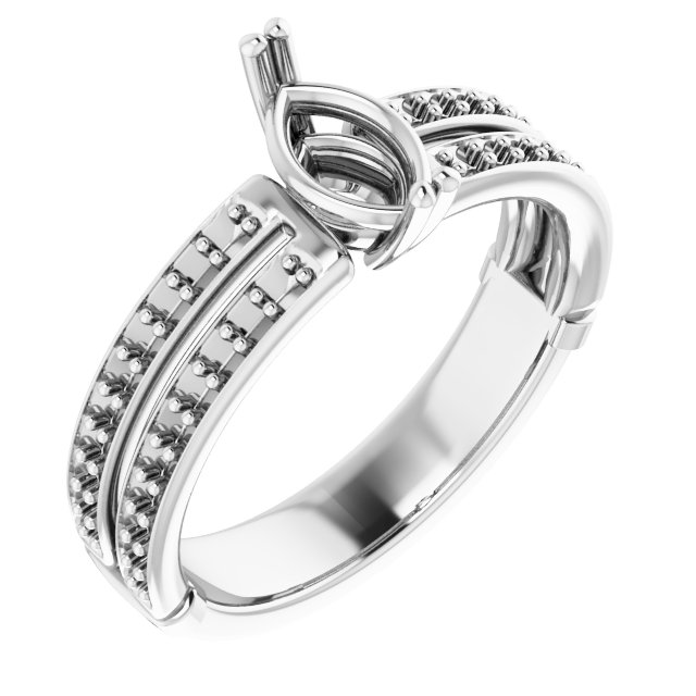 14k White Gold