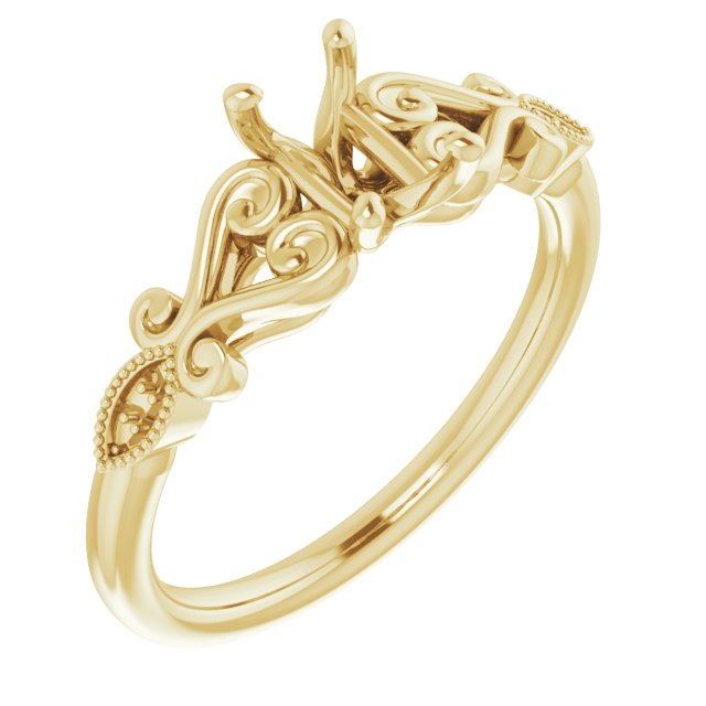 14k Yellow Gold