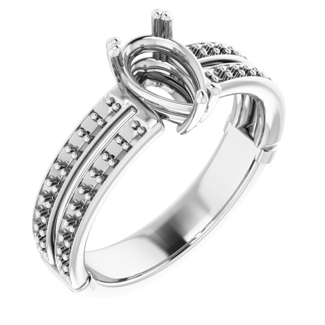Accented Engagement Ring