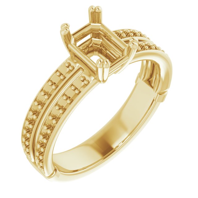 Accented Engagement Ring