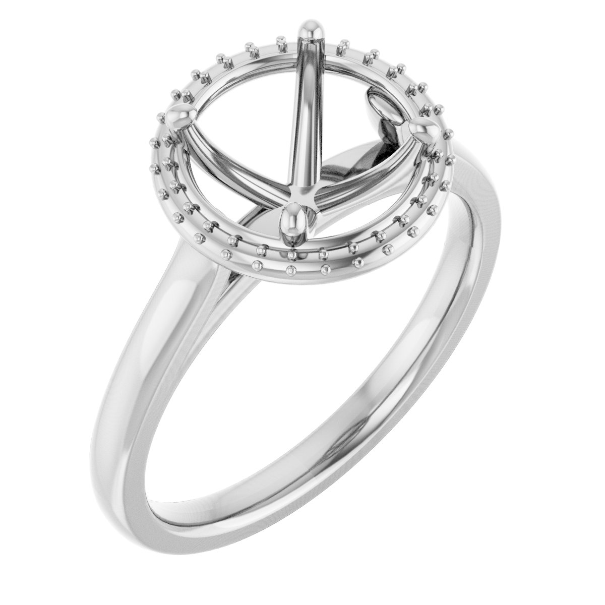 Halo-Style Engagement Ring