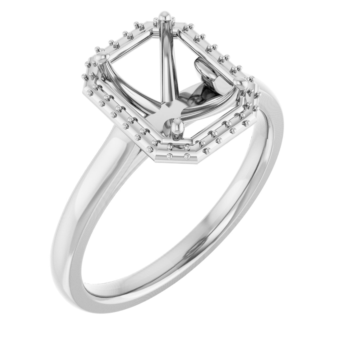 Halo-Style Engagement Ring