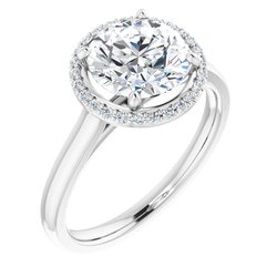 Halo-Styled Engagement Ring