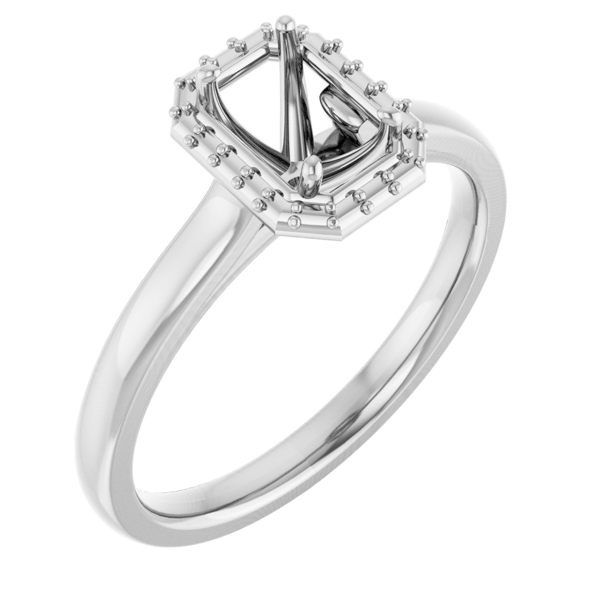 Halo-Style Engagement Ring