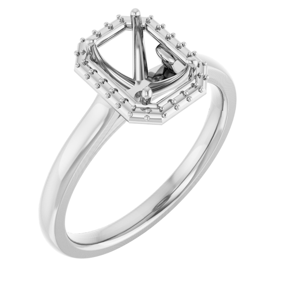 Halo-Style Engagement Ring