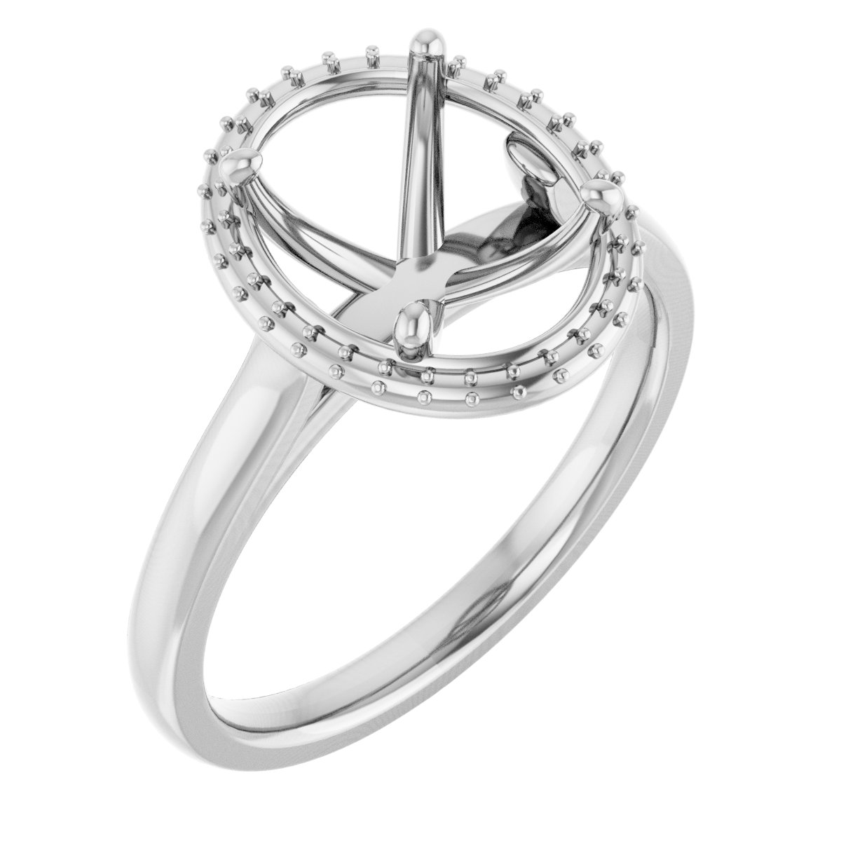 Halo-Style Engagement Ring