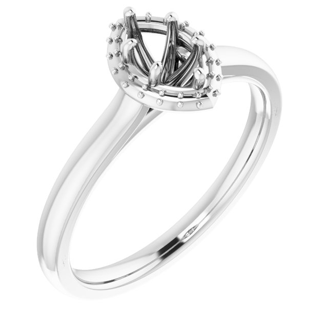 14k White Gold